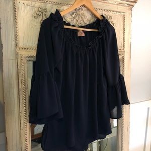 Forever grace black blouse